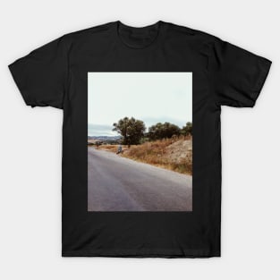 Old Man Riding on Donkey in North Africa T-Shirt